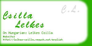 csilla lelkes business card